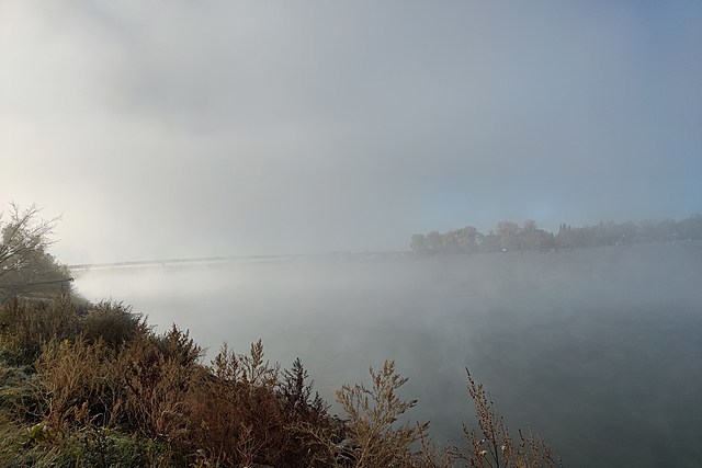 The Fog Came Out To Play In Bismarck Today