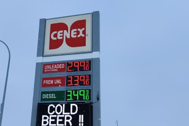 Gas Prices Fall Below $3 In Bismarck/Mandan